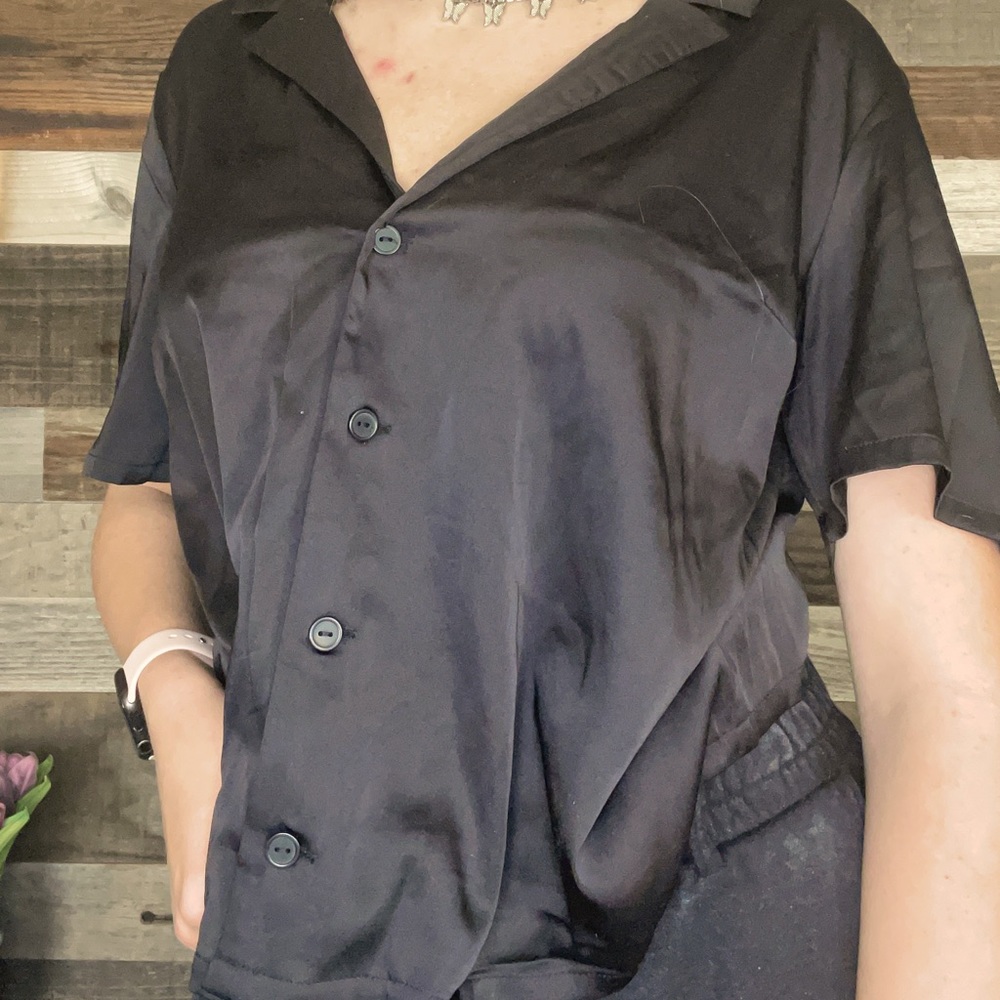 Black Button Up